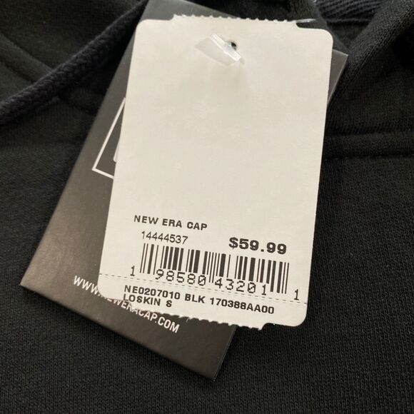 Los Angeles LA Kings Wordmark Logo New Era Hoodie Womens Small Black NHL Hockey - Picture 6 of 15